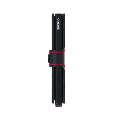 Secrid Miniwallet Perforated black-red 