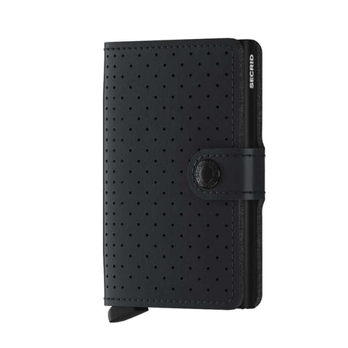 Secrid Miniwallet Perforated Black lompakko