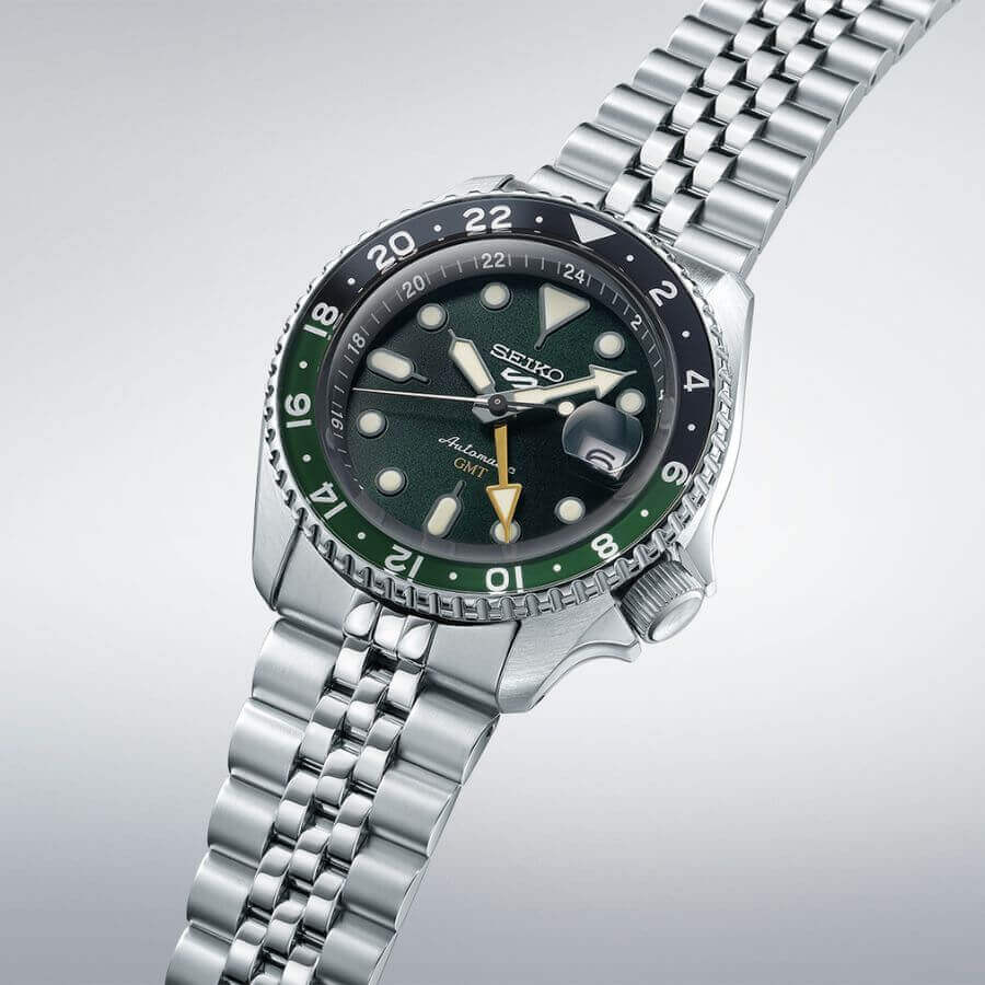 Seiko 5 Sports GMT SSK035K1 rannekello