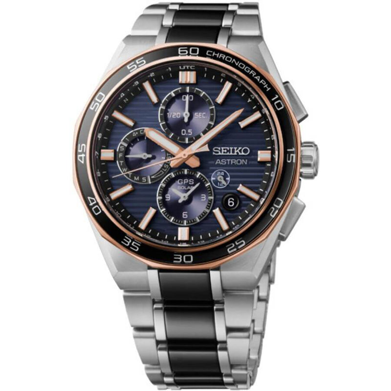Seiko Astron Premium GPS Solar Dual Time Chronograph SSH180J1