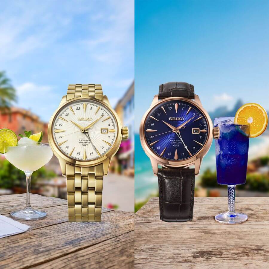 Seiko Presage Automatic Cocktail Time GMT HCB004J1