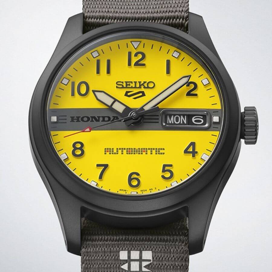Seiko 5 Sports x Honda MOTOCOMPO Rannekello HDB010K1