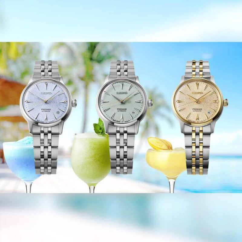 Seiko Presage Frozen Mojito Diamond Cocktail Time SRPL63J1