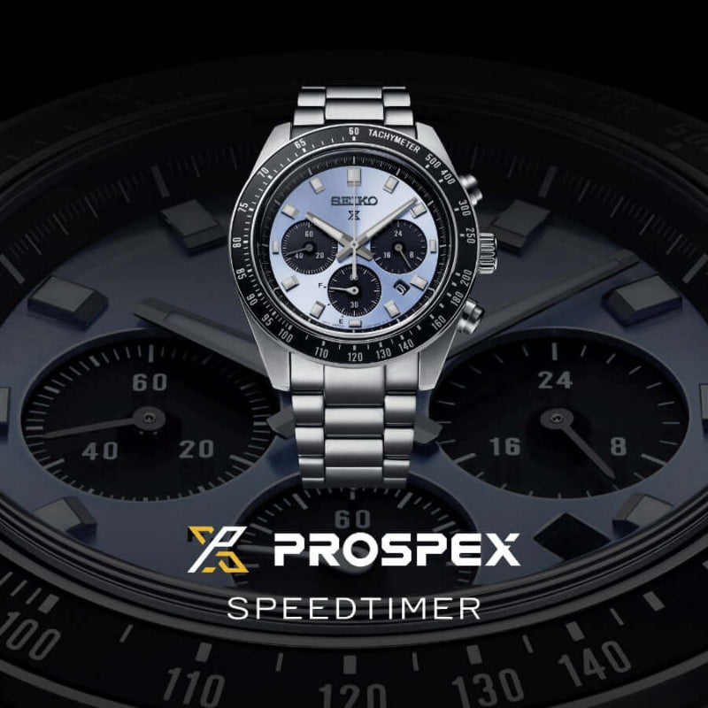 Seiko Prospex Solar Speedtimer Rannekello SSC935P1