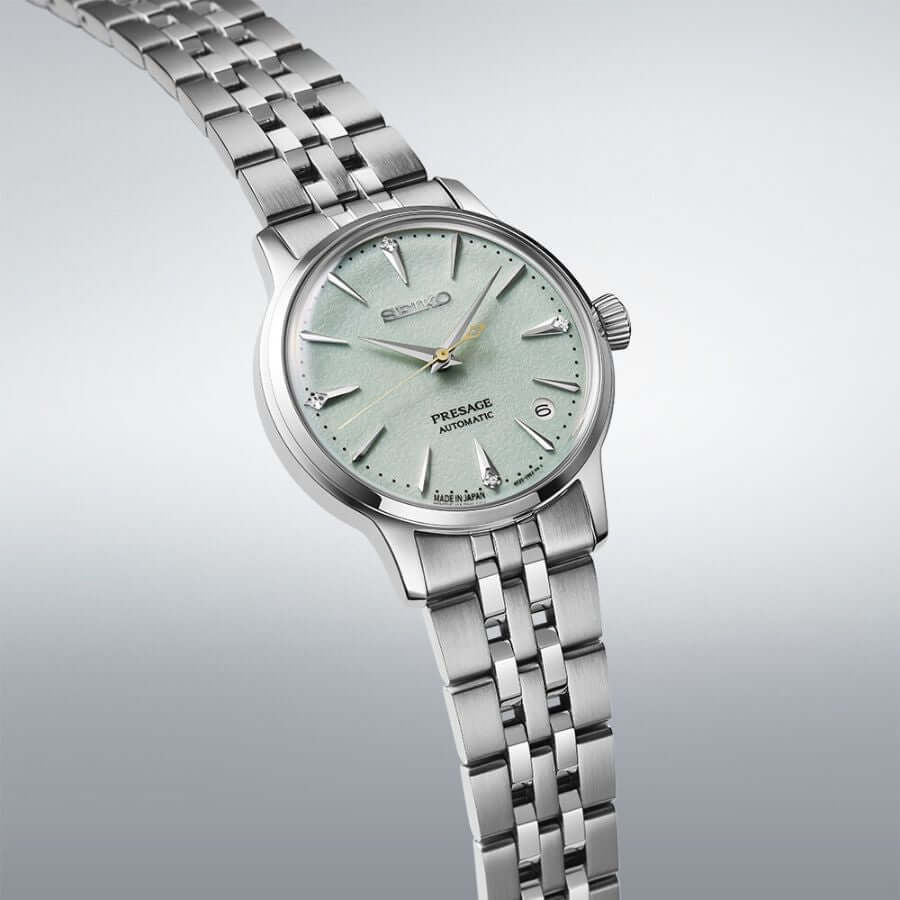 Seiko Presage Frozen Mojito Diamond Cocktail Time SRPL63J1
