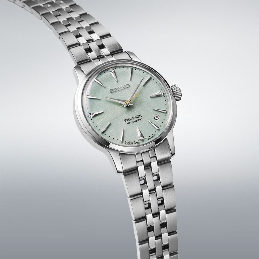 Seiko Presage Frozen Mojito Diamond Cocktail Time SRPL63J1