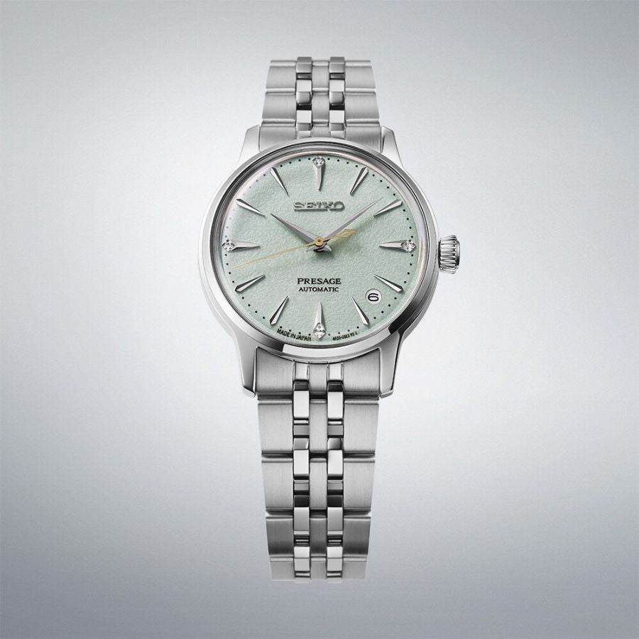 Seiko Presage Frozen Mojito Diamond Cocktail Time SRPL63J1