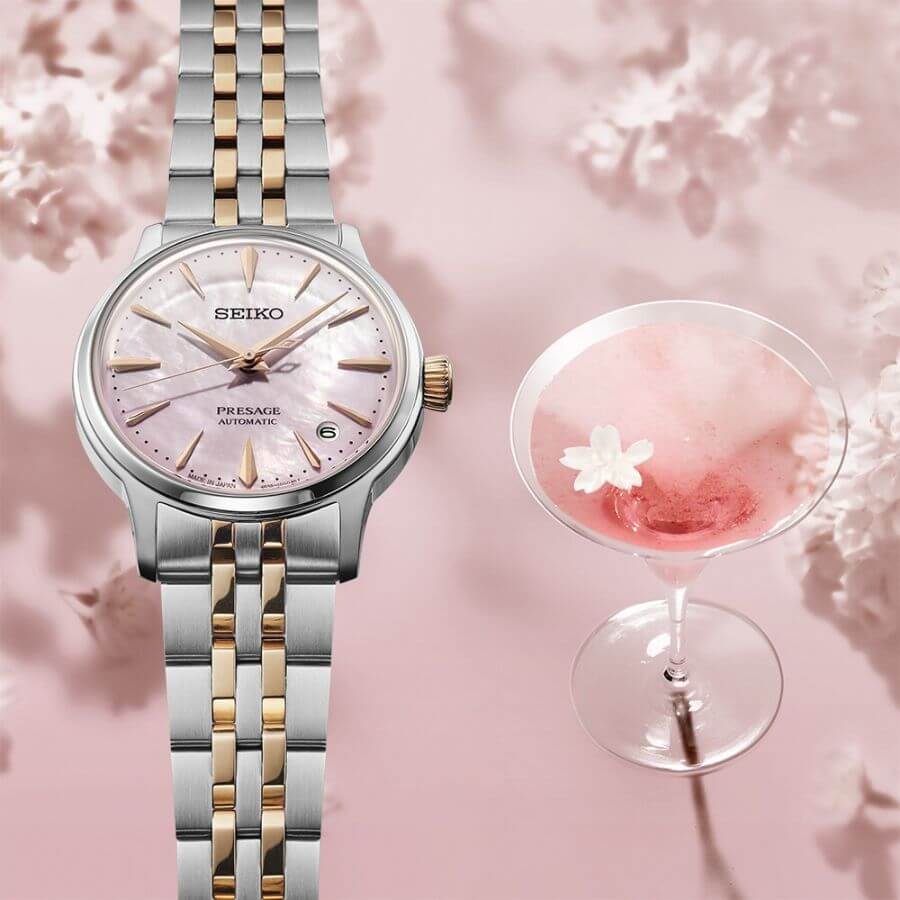 Seiko Presage Cocktail Time Midsize Rannekello SRPM06J1