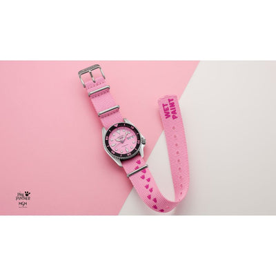 Seiko 5 Sports SKX Pink Panther Rannekello SRPM07K1