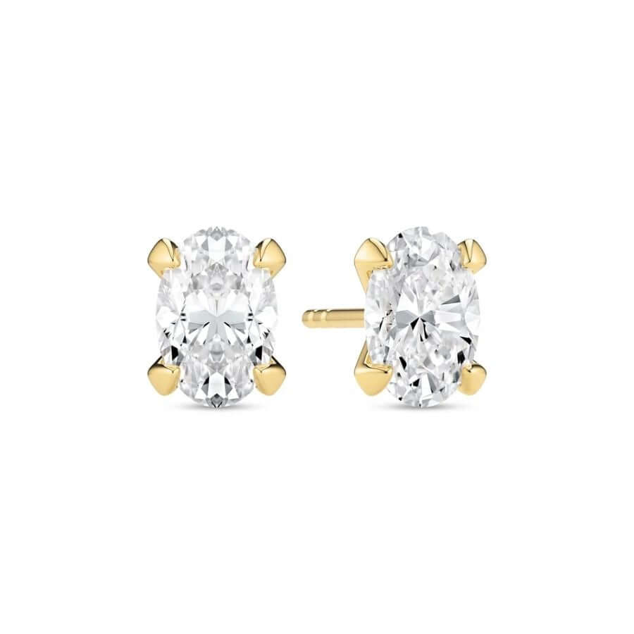 Sif Jakobs Oval Solitaire Korvakorut SJ-E2566-WD-YG