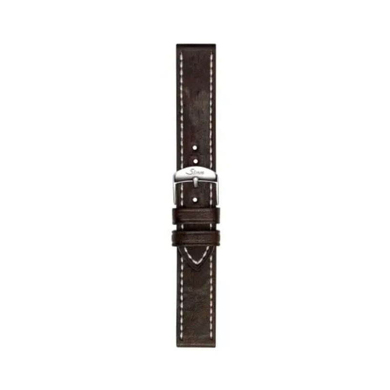 Sinn Ruskea Cowhide Vintage nahkaranneke (20 mm)