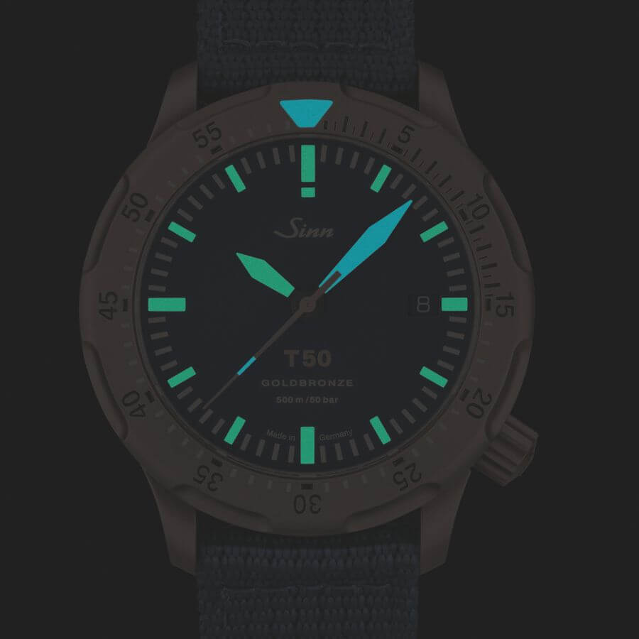 Sinn T50 Goldbronze B Sukelluskello 1052.010 Limited Edition