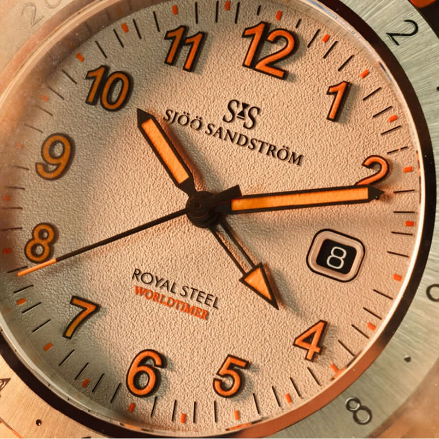 Sjöö Sandström Royal Steel Worldtimer Annual Edition 2023