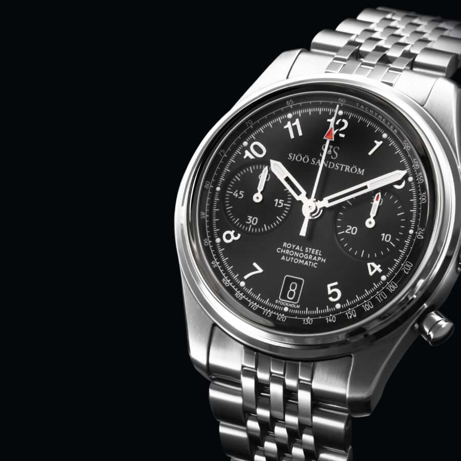 Sjöö Sandström Royal Steel Chronograph 021521