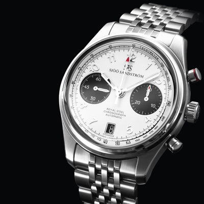 Sjöö Sandström Royal Steel Chronograph 021620