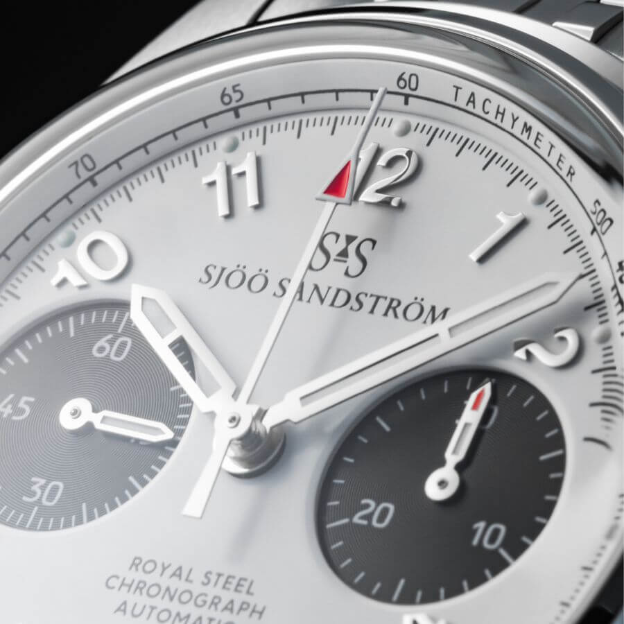 Sjöö Sandström Royal Steel Chronograph 021637