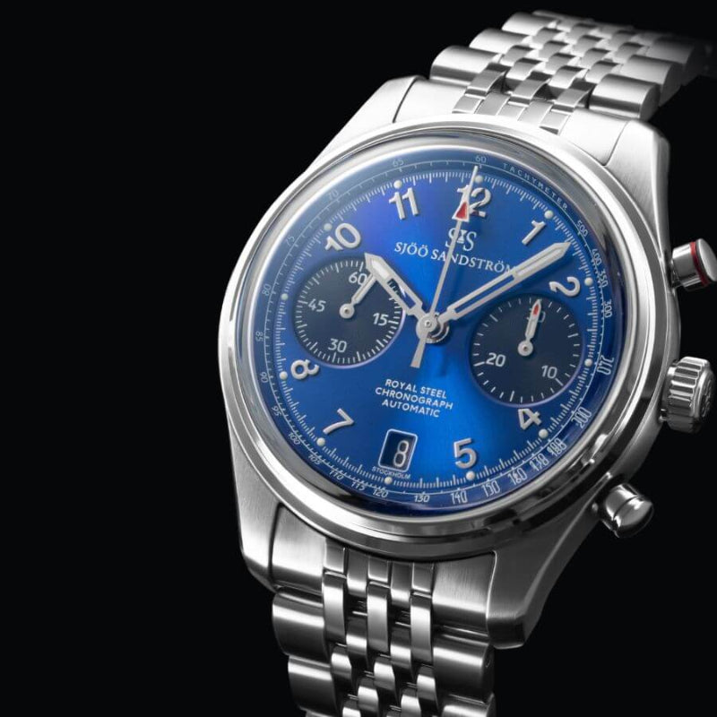 Sjöö Sandström Royal Steel Chronograph 021739