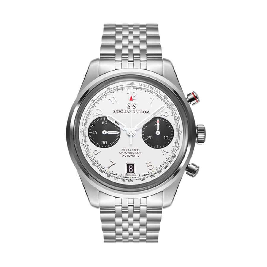 Sjöö Sandström Royal Steel Chronograph 021620