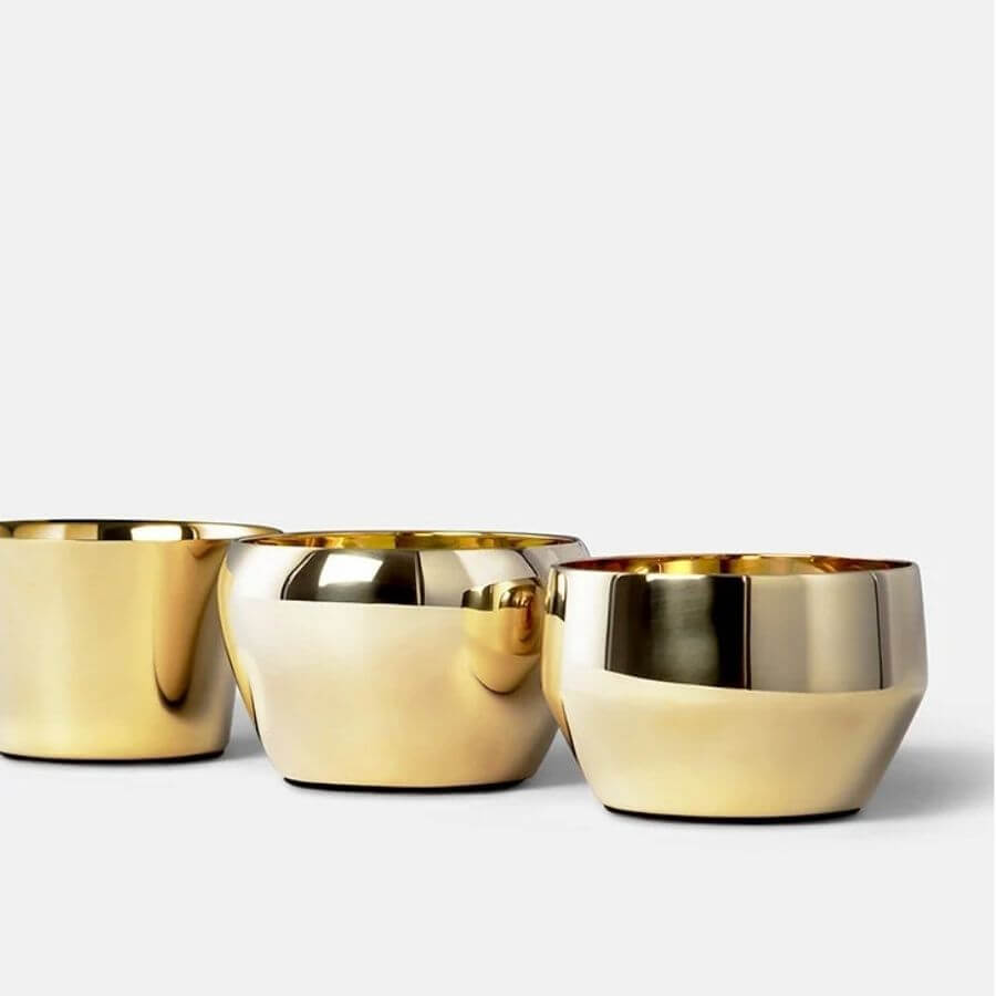 Skultuna Kin Brass Set of 3 Tuikut 763-2-4-5