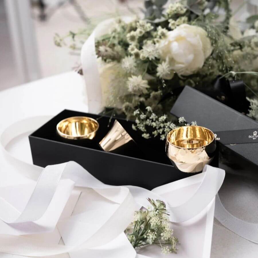 Skultuna Kin Brass Set of 3 Tuikut 763-2-4-5
