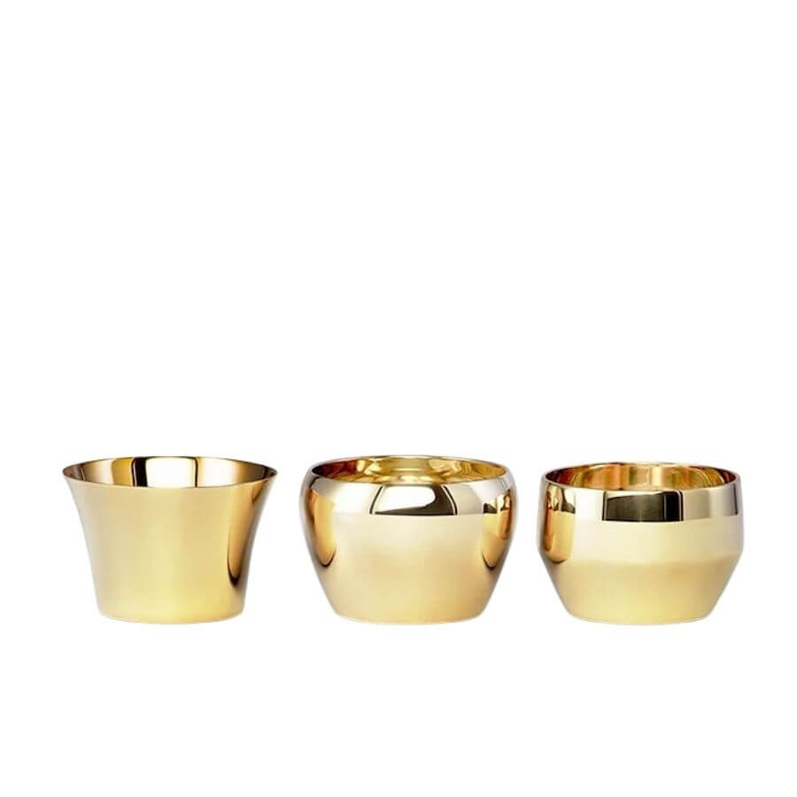 Skultuna Kin Brass Set of 3 Tuikut 763-2-4-5