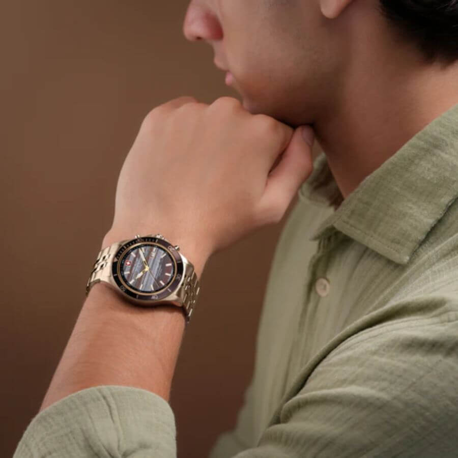 Swiss Military Hanowa Flagship Tiger Iron SMWGH0008310