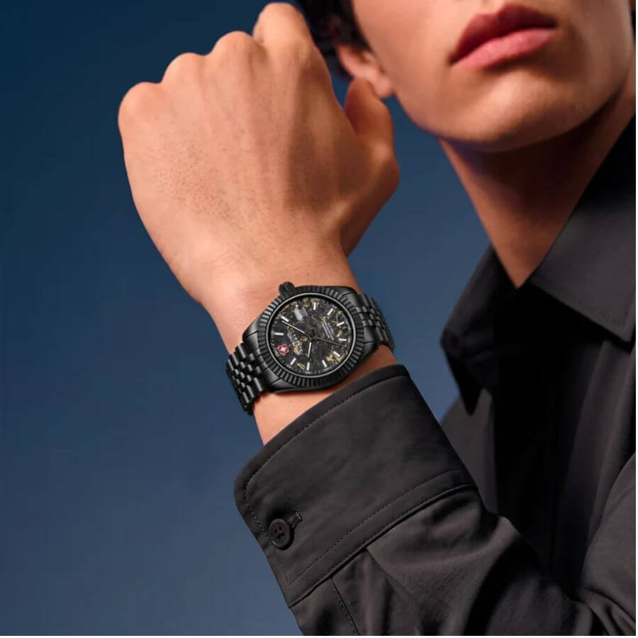 Swiss Military Hanowa Black Forged SMWGL0005531