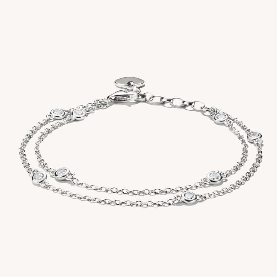 Thomas Sabo White Stone Rannekorut A2216-051-14-L19V