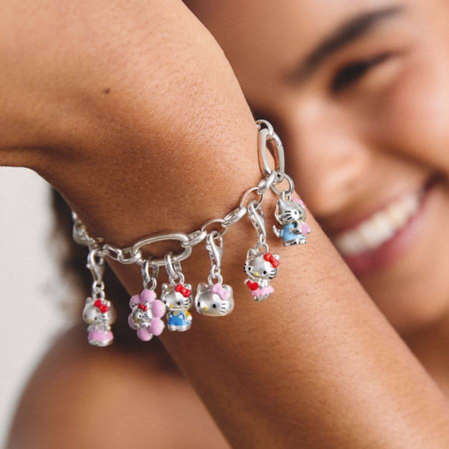 Thomas Sabo Hello Kitty Pink Bow Hela 2251-M06-9