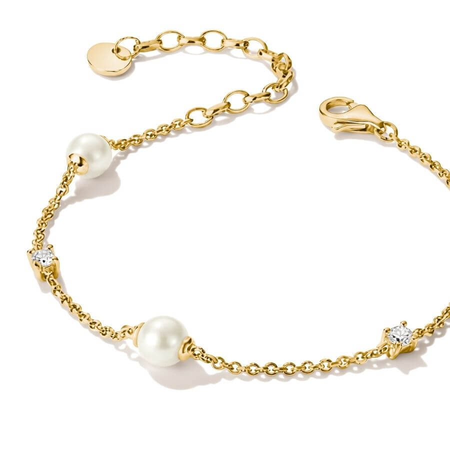 Thomas Sabo Pearls White Zirconia Rannekoru A2038-M01-14