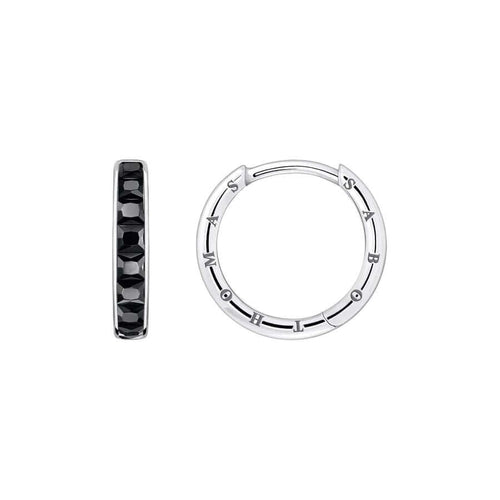 Thomas Sabo Black Stones Pavé korvakorut CR668-643-11