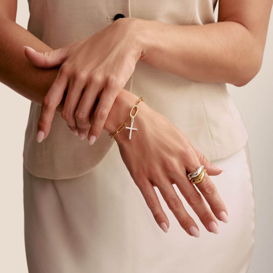 Thomas Sabo Charm Club Cross Riipus CC1203-051-14