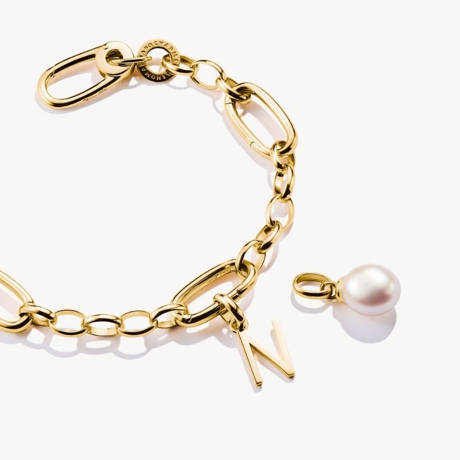 Thomas Sabo Charm Club N-kirjain Riipus CC1220-413-39