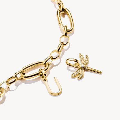 Thomas Sabo Charm Club U-kirjain Riipus CC1227-413-39