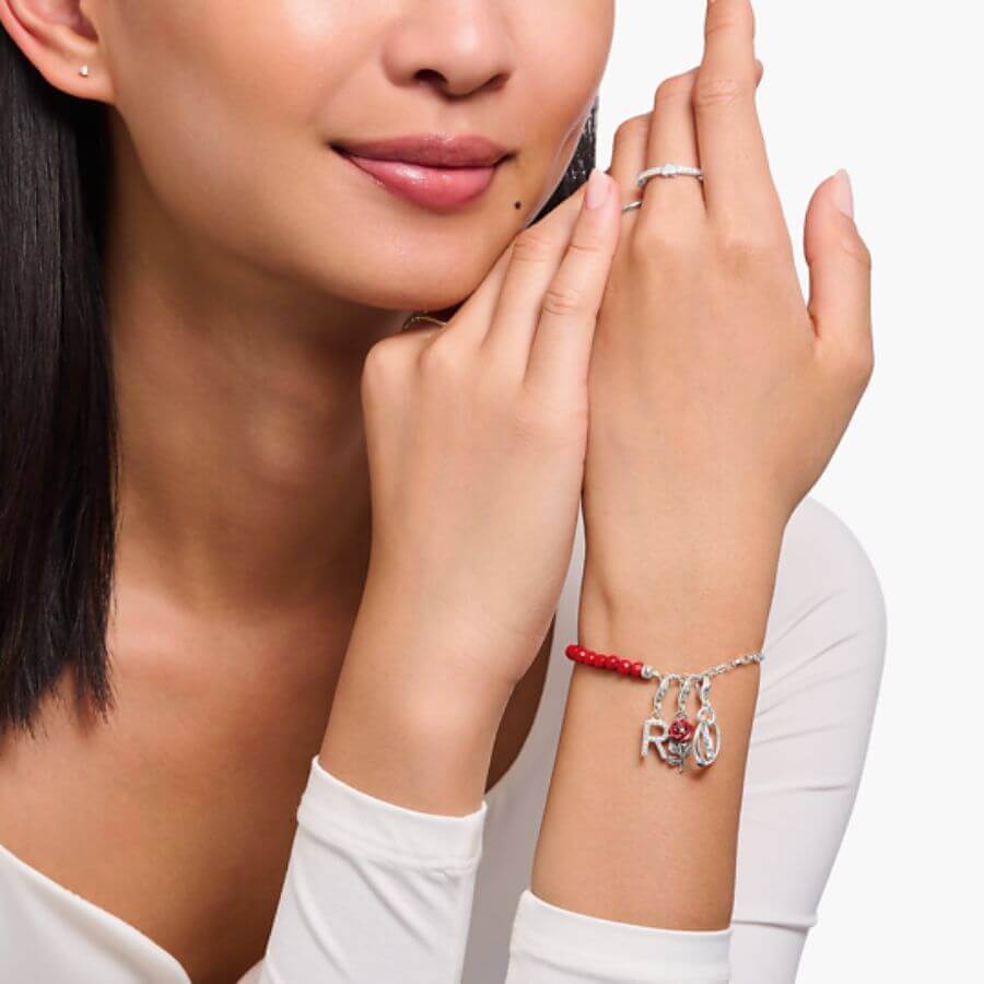 Thomas Sabo Charm Club Red Rose Hela 2076-664-10