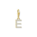 Thomas Sabo Charm Club kirjain E hela kulta 1968-414-14