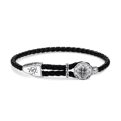 Thomas Sabo Compass nahkainen rannekoru A1860-682-11