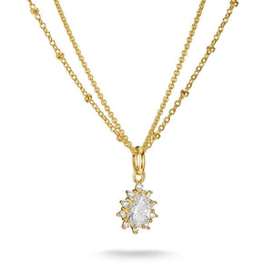 Thomas Sabo Double Chain Teardrop Kaulakoru KE2294-M01-14