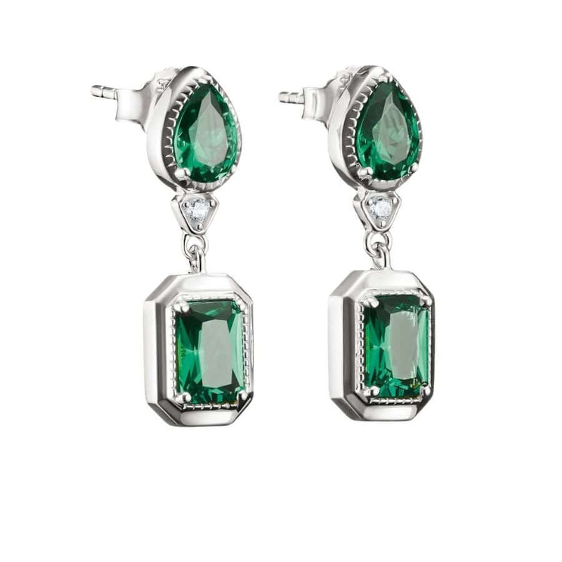 Thomas Sabo Elyndra Green Stones Korvakorut H2334-166-6
