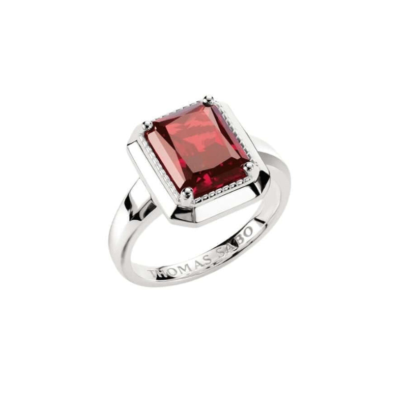 Thomas Sabo Elyndra Red Stone Sormus TR2528-051-10