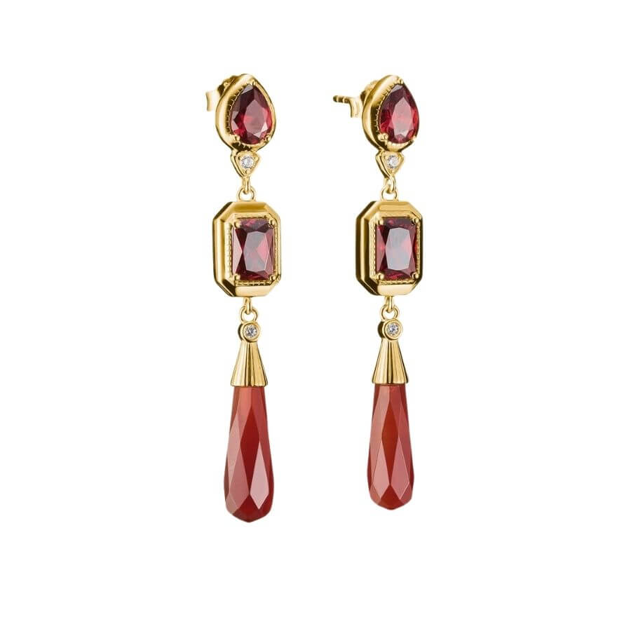 Thomas Sabo Elyndra Red Stones Korvakorut H2332-414-10