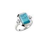 Thomas Sabo Elyndra Turkoosi Sormus TR2506-405-17