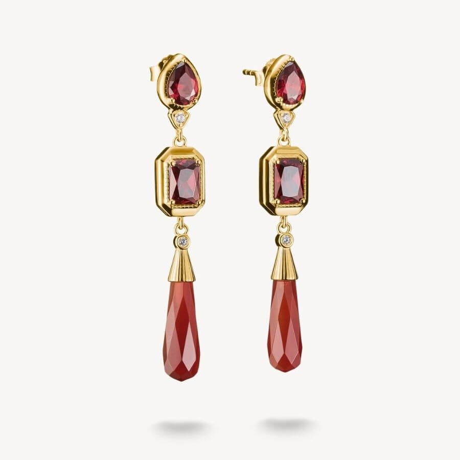 Thomas Sabo Elyndra Red Stones Korvakorut H2332-414-10