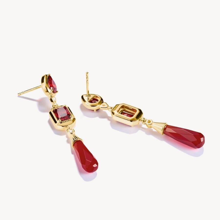 Thomas Sabo Elyndra Red Stones Korvakorut H2332-414-10