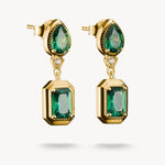 Thomas Sabo Elyndra Green Stones Korvakorut H2334-971-6