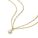 Thomas Sabo Double Chain Teardrop Kaulakoru KE2294-M01-14