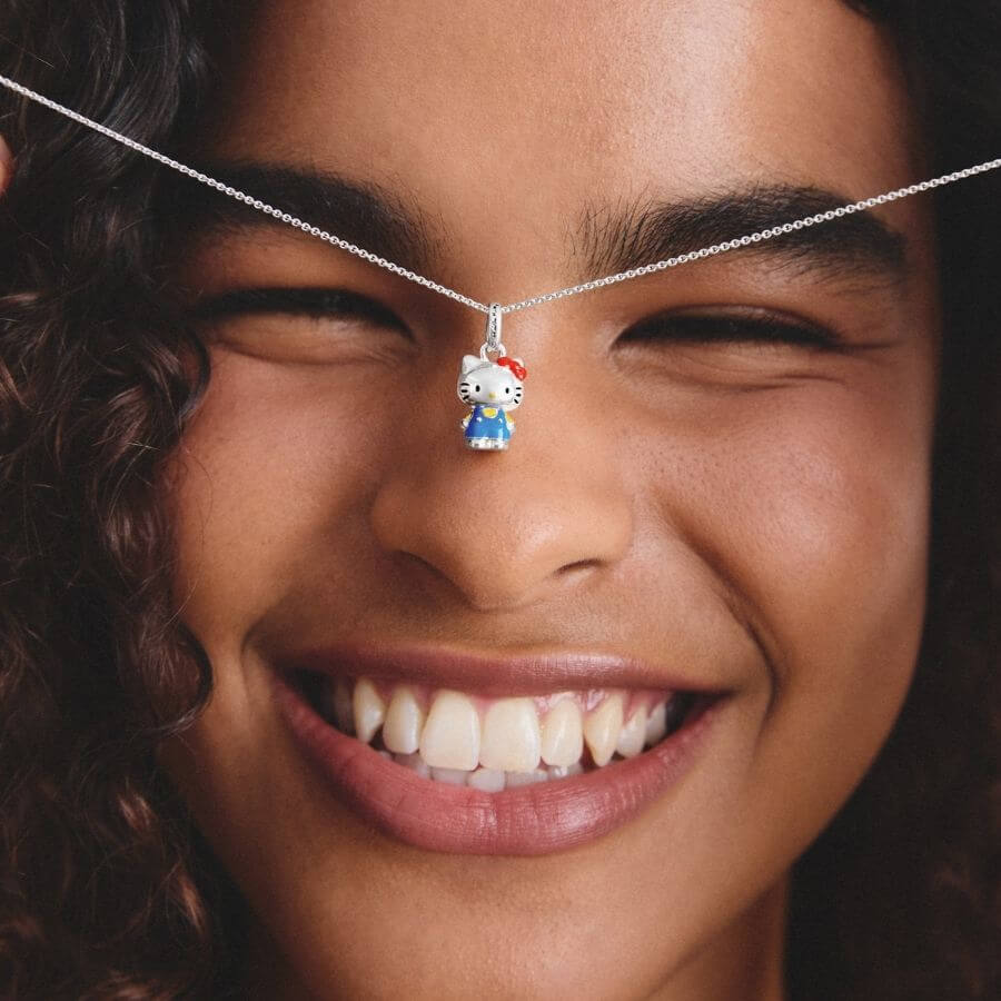 Thomas Sabo Hello Kitty Blue Kaulakoru KE2389-M06-7