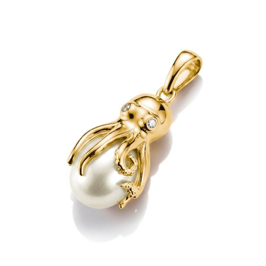 Thomas Sabo Octopus With Pearl Riipus PE1010-M01-14