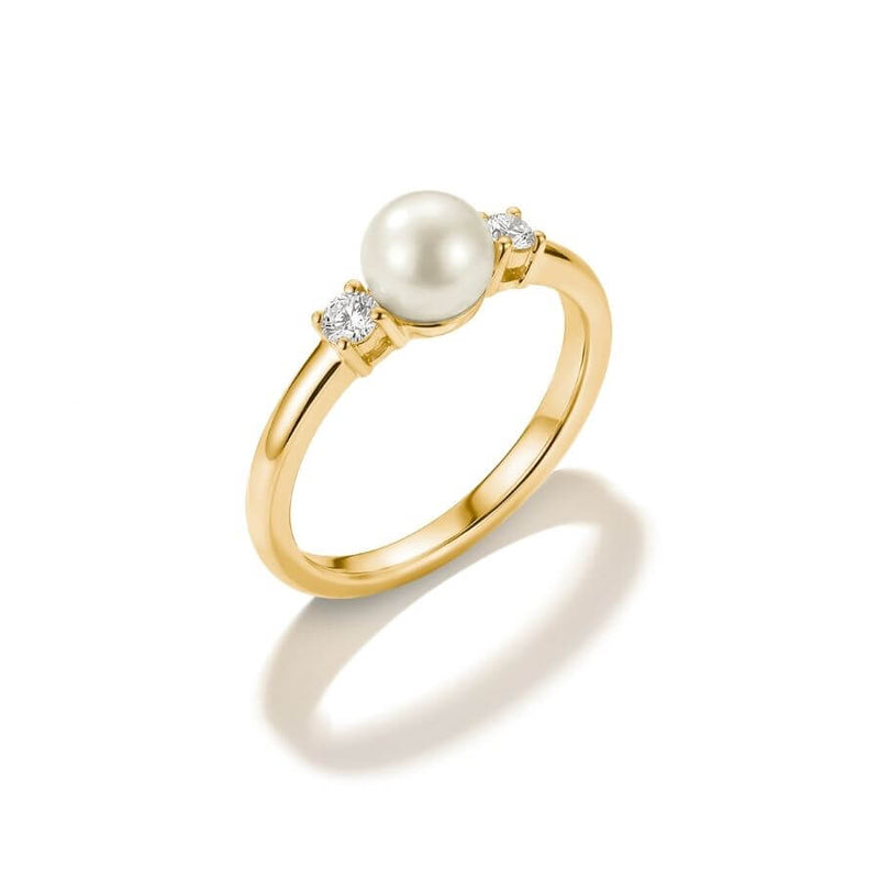 Thomas Sabo Pearl With White Zirconia Sormus TR2370-M01-14