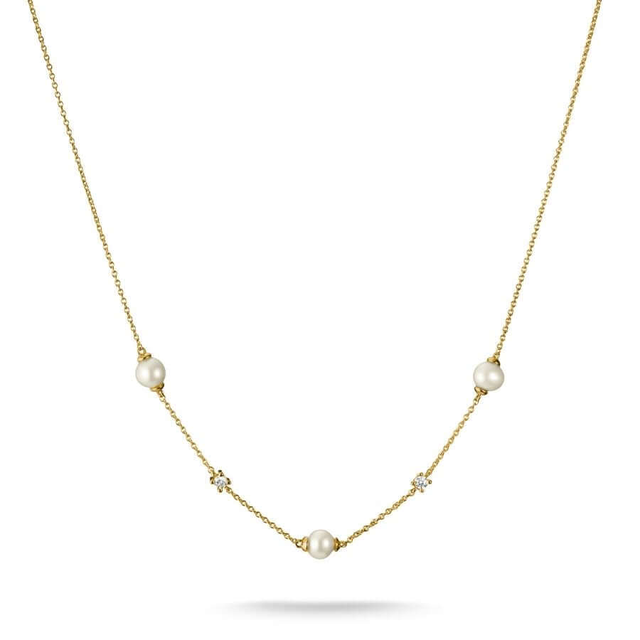 Thomas Sabo Pearls White Zirconia Kaulakoru KE2120-M01-14